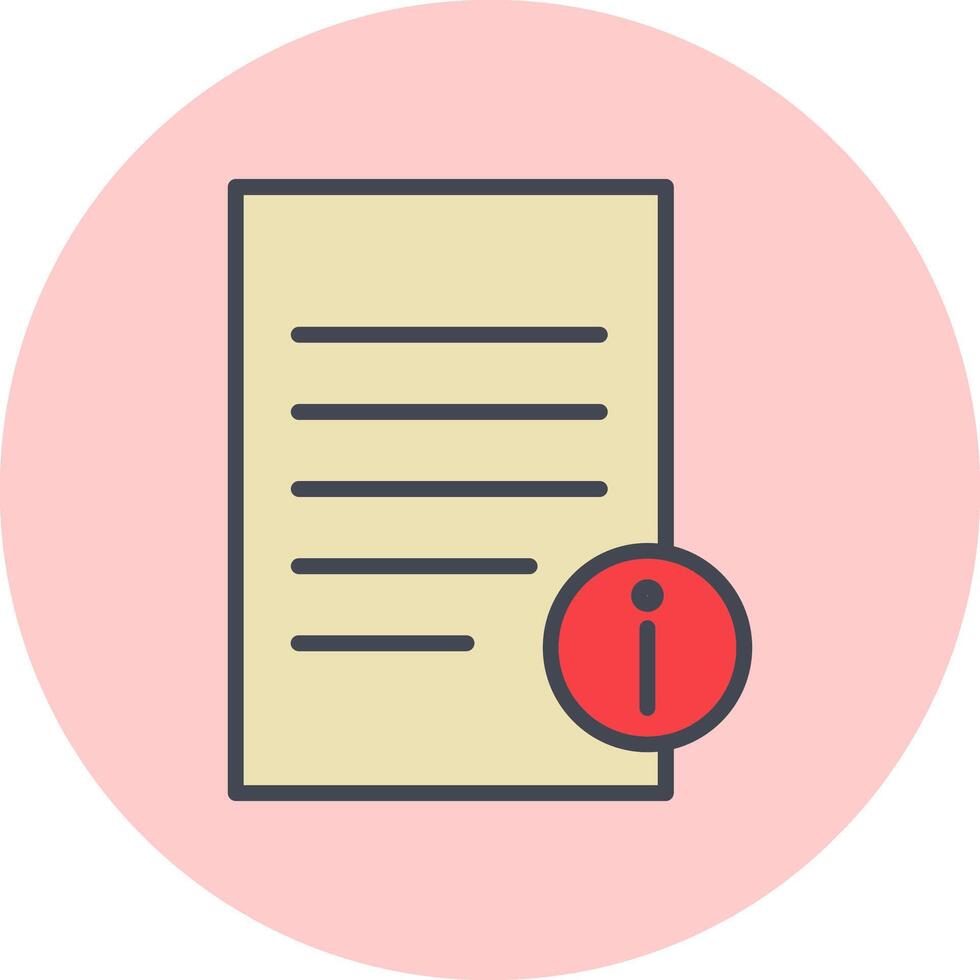 Information Document Vector Icon