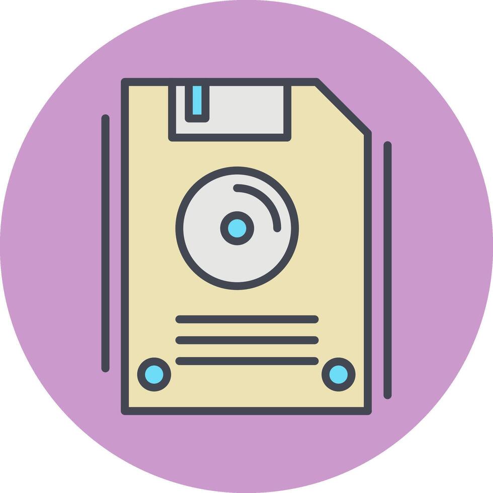Floppy Disk Vector Icon