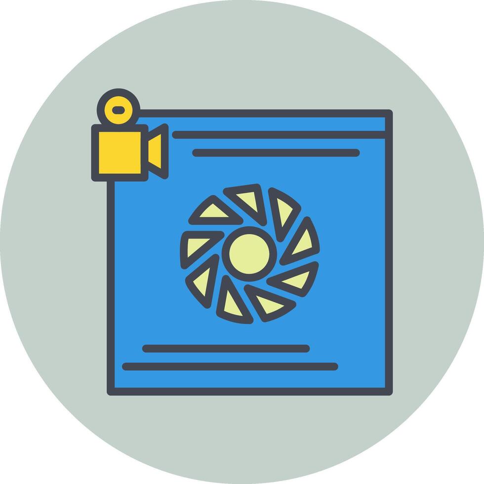 Camera Lens Vector Icon