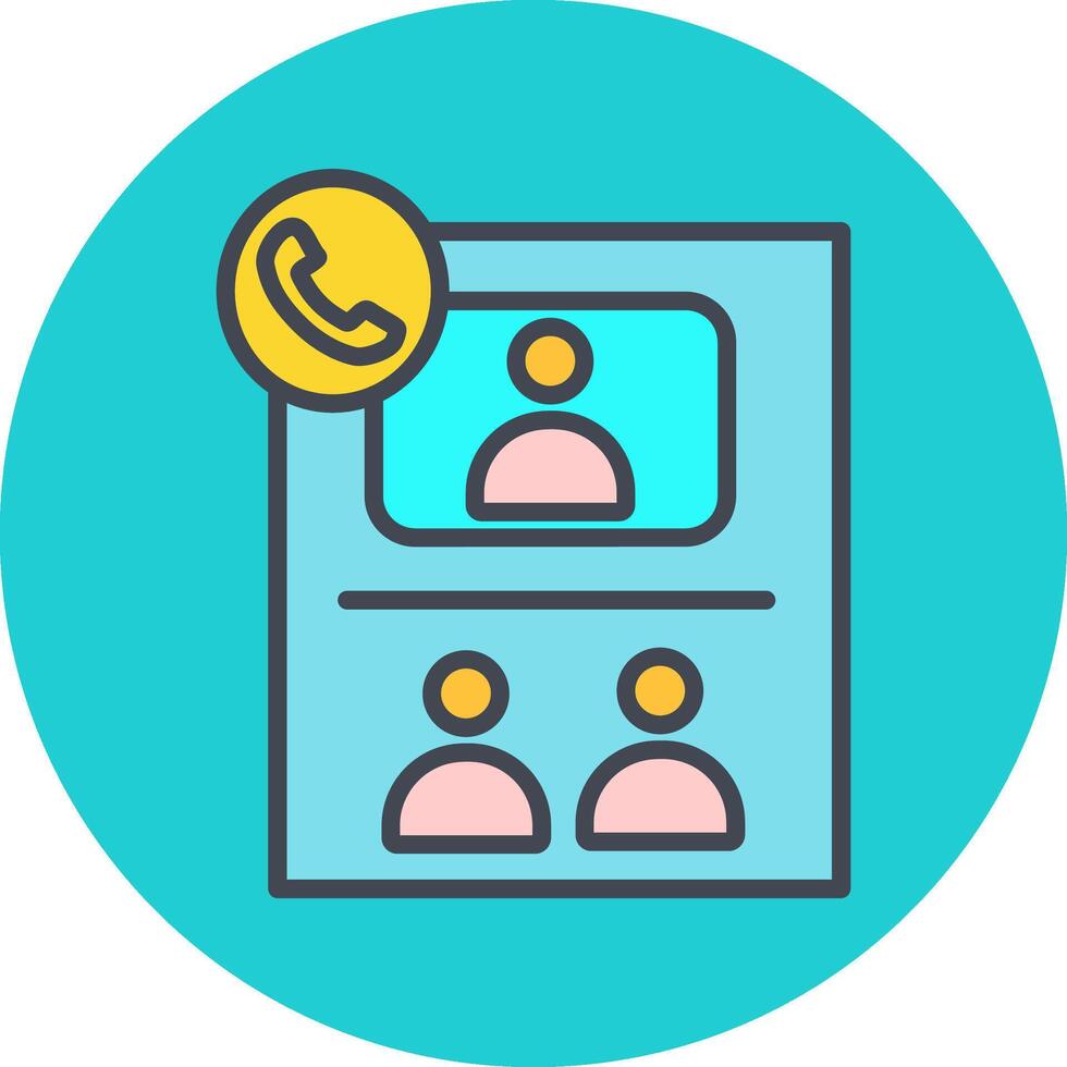 Conference Call Vector Icon