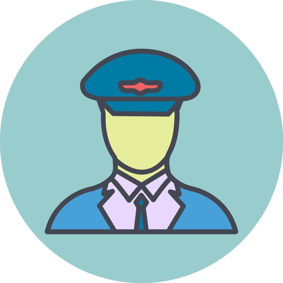 Flight Captain Vector Icon
