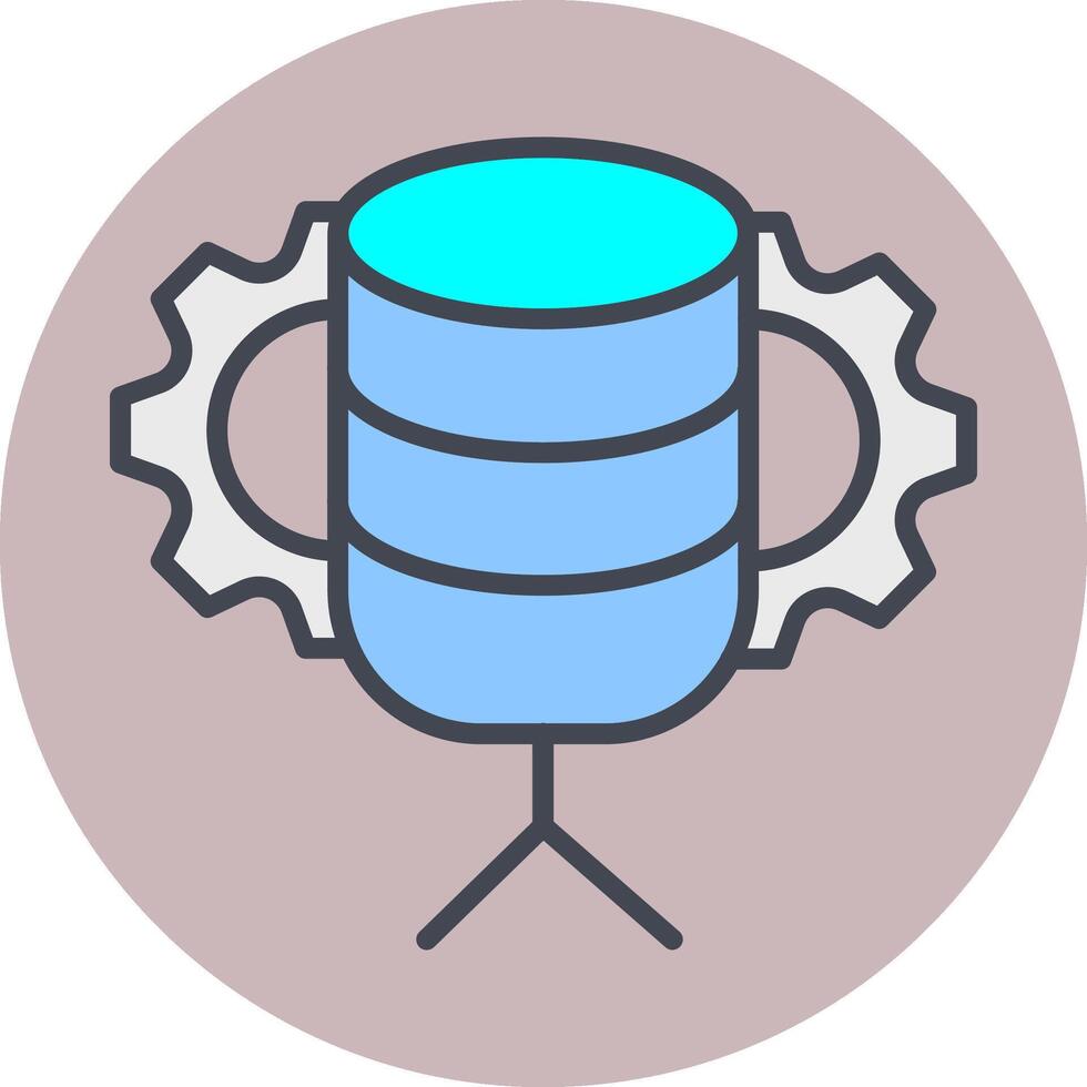 Database Management Vector Icon