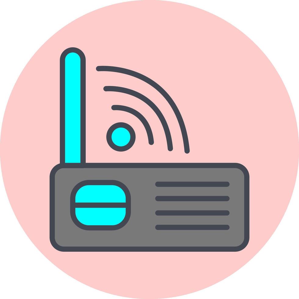 Modem Wifi Vector Icon