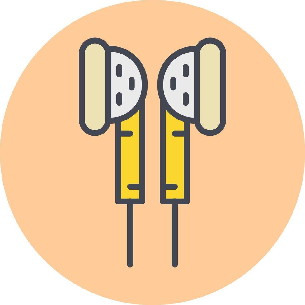 Earphones Vector Icon