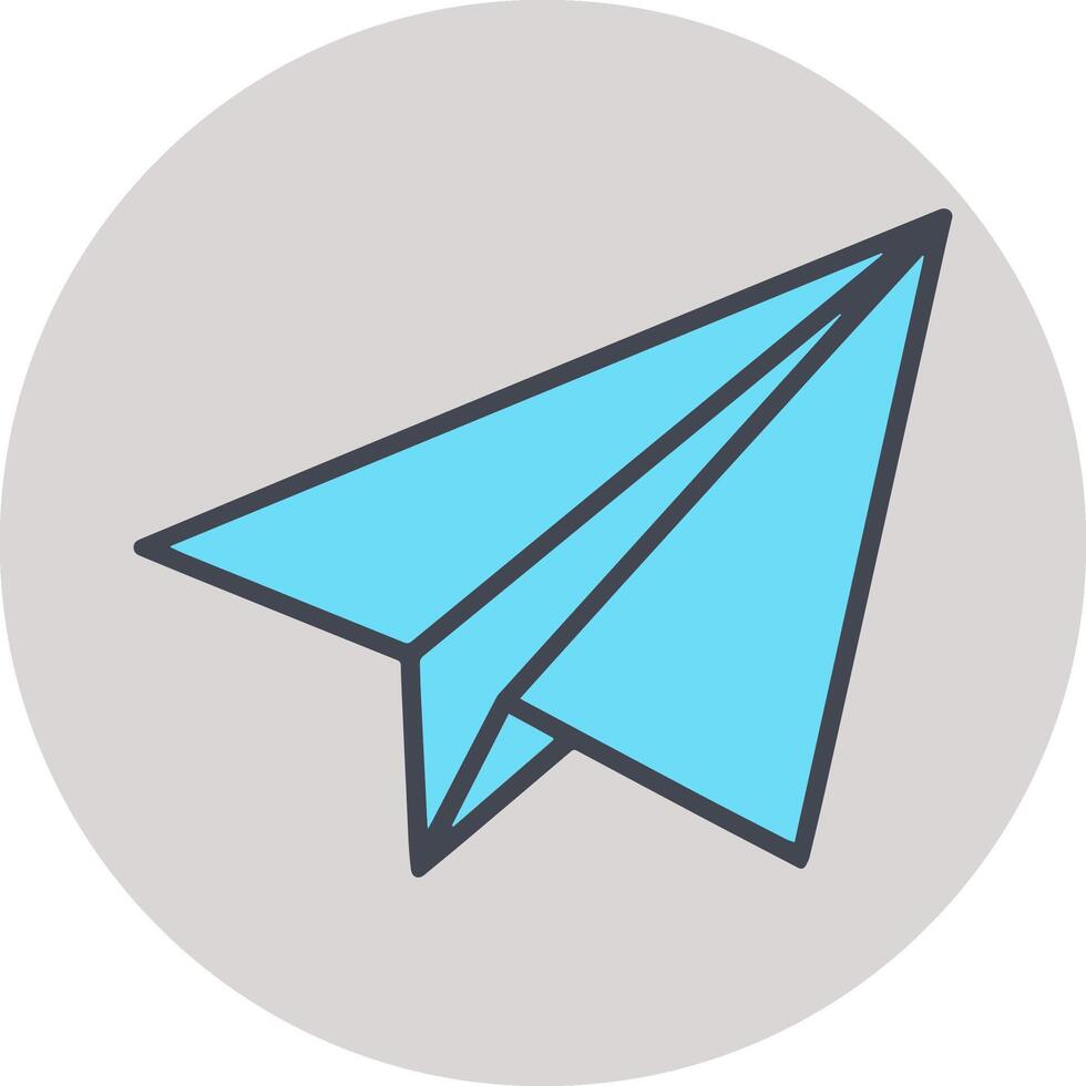 Paper Plane Vector Icon