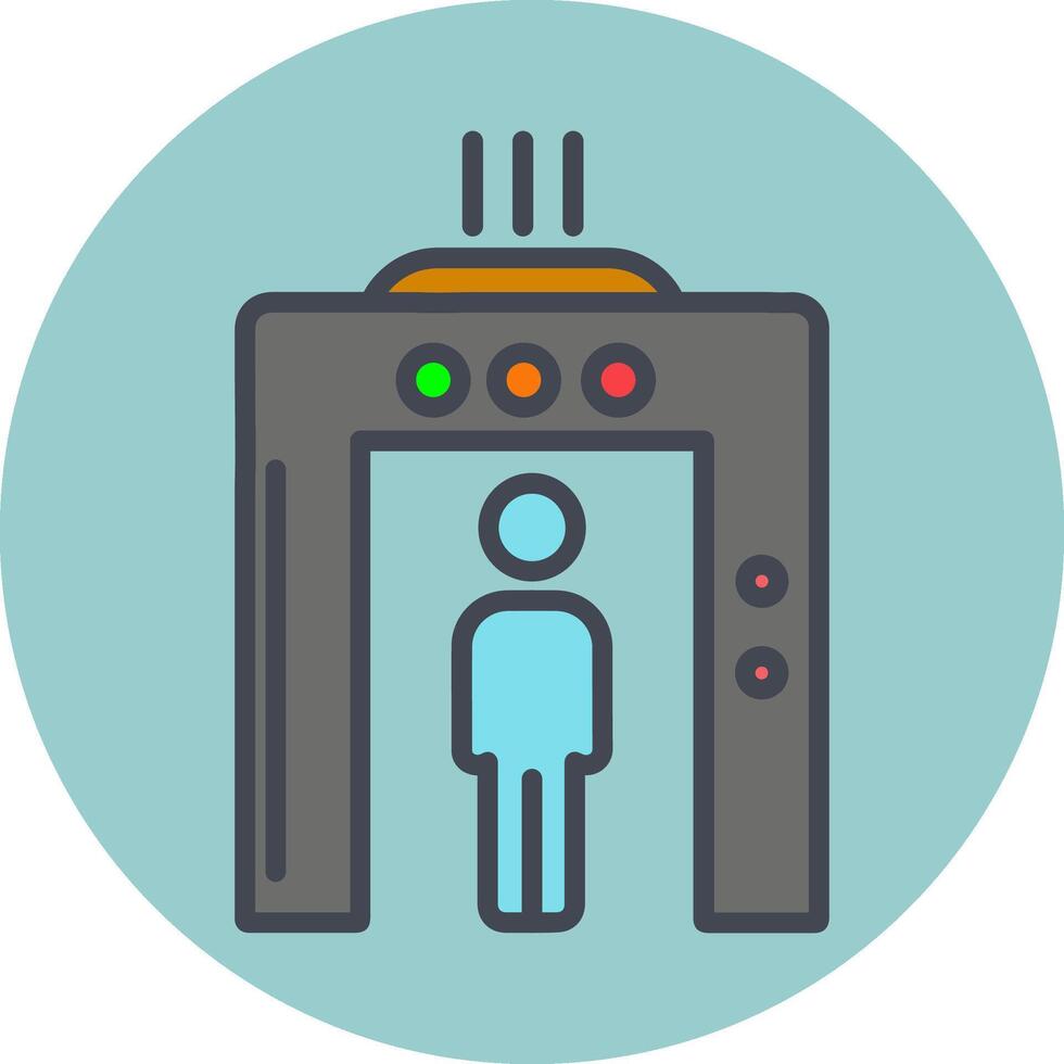 Airport Security Vector Icon