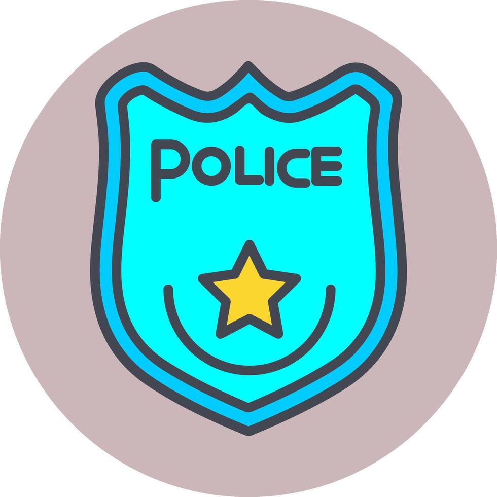 Police Badge I Vector Icon