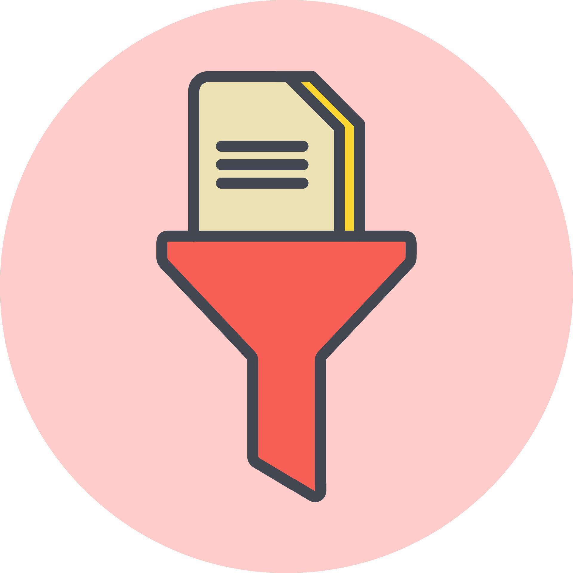 Filtering Document Vector Icon 41348053 Vector Art at Vecteezy