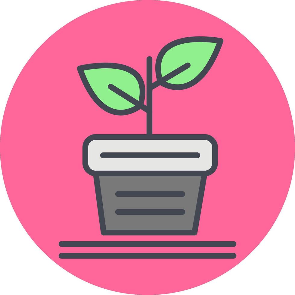 Plant Pot Vector Icon