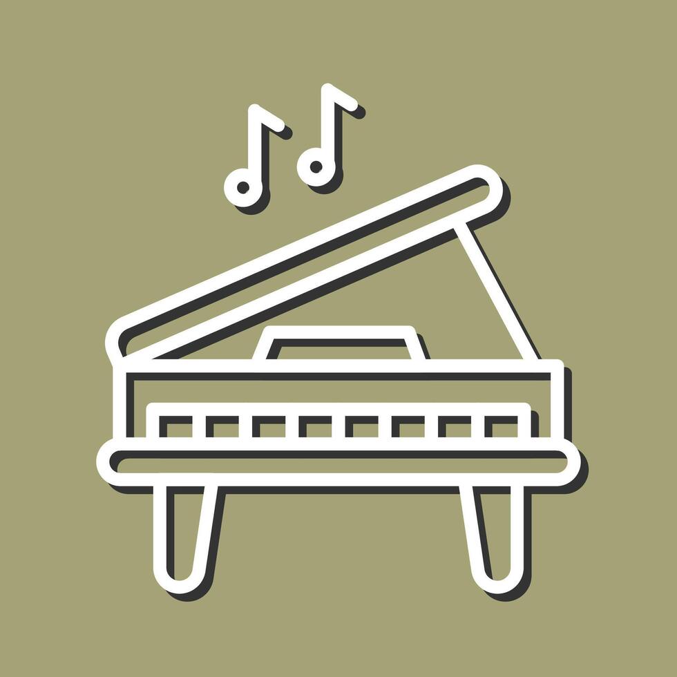 Piano Vector Icon