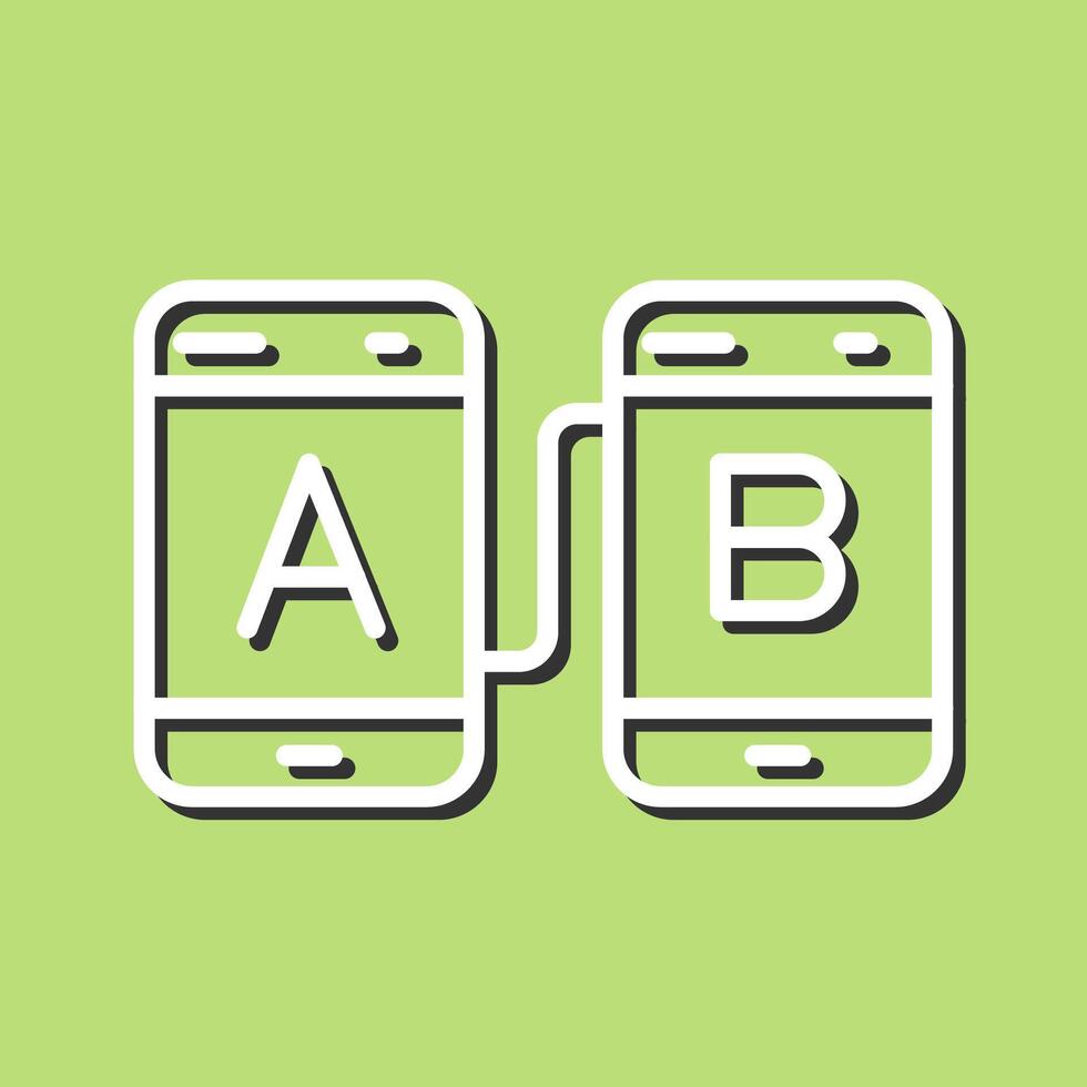 AB Testing Vector Icon