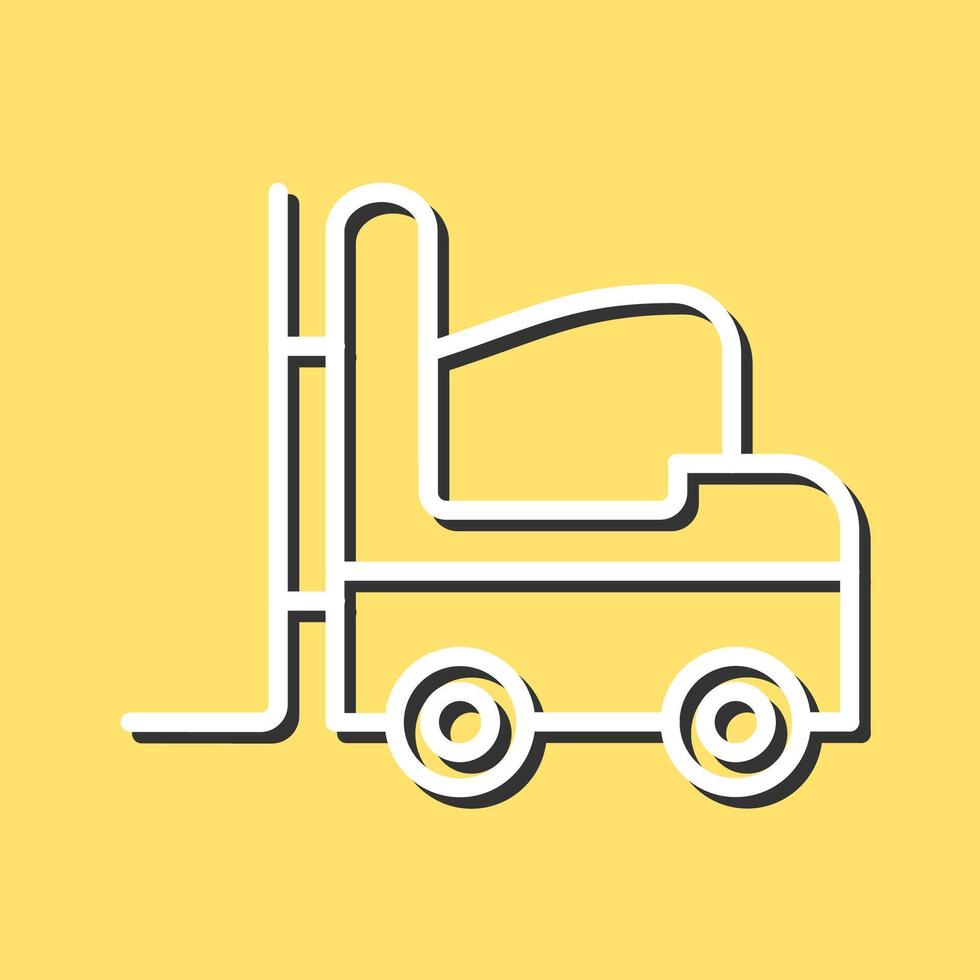 Forklift Vector Icon