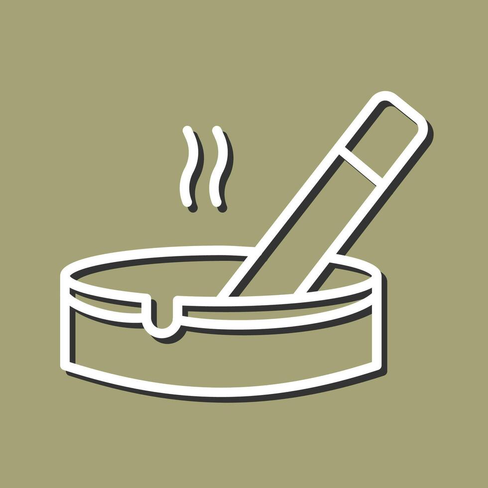 Ashtray Vector Icon