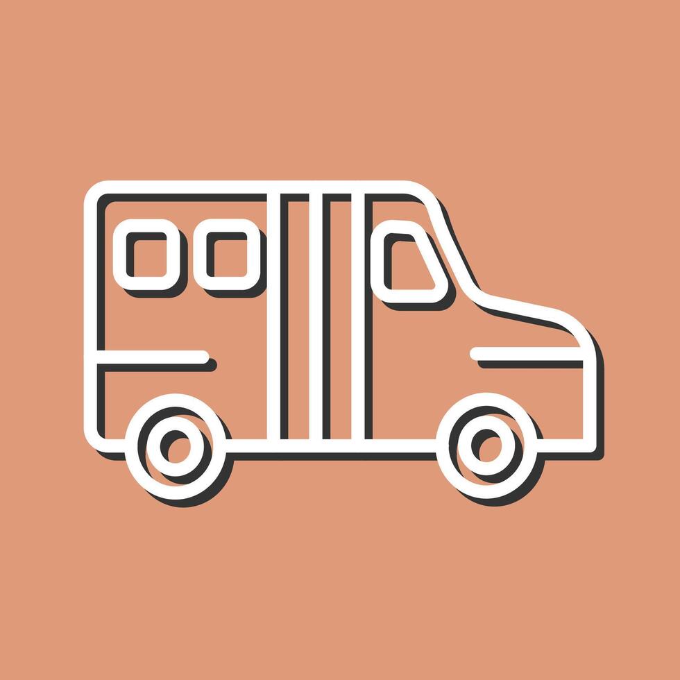 School Bus Vector Icon