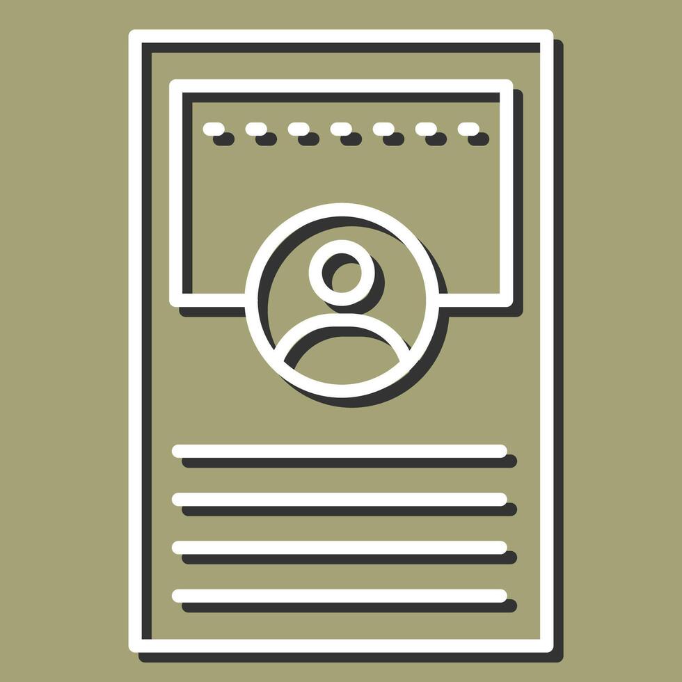 Profile Vector Icon