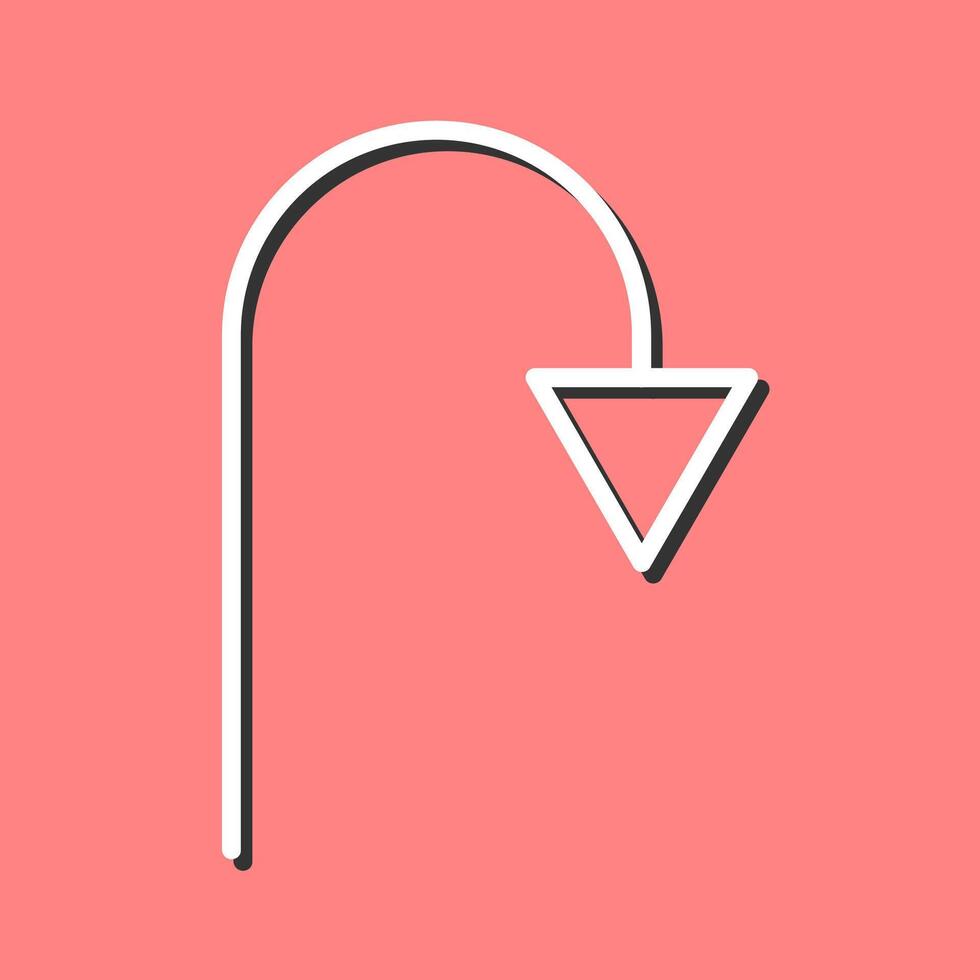 Arrow Pointing Down Vector Icon