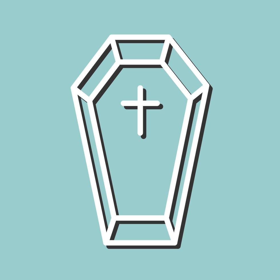 Coffin Vector Icon