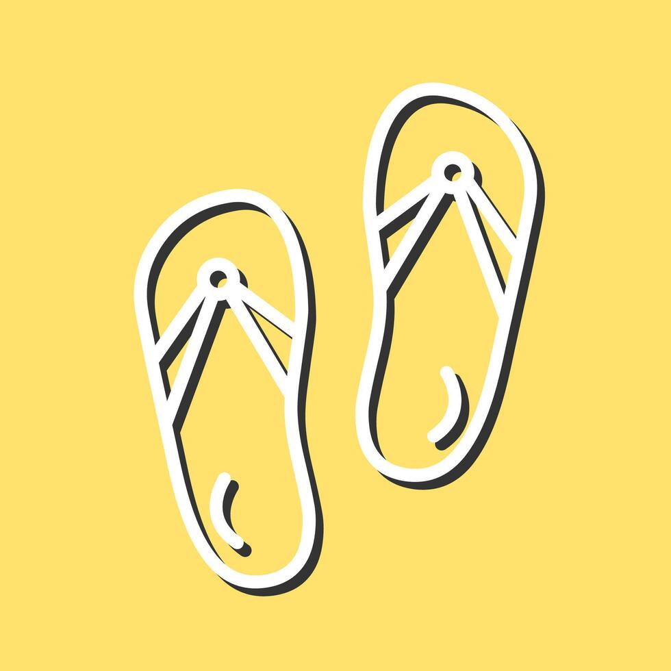 Slippers Vector Icon