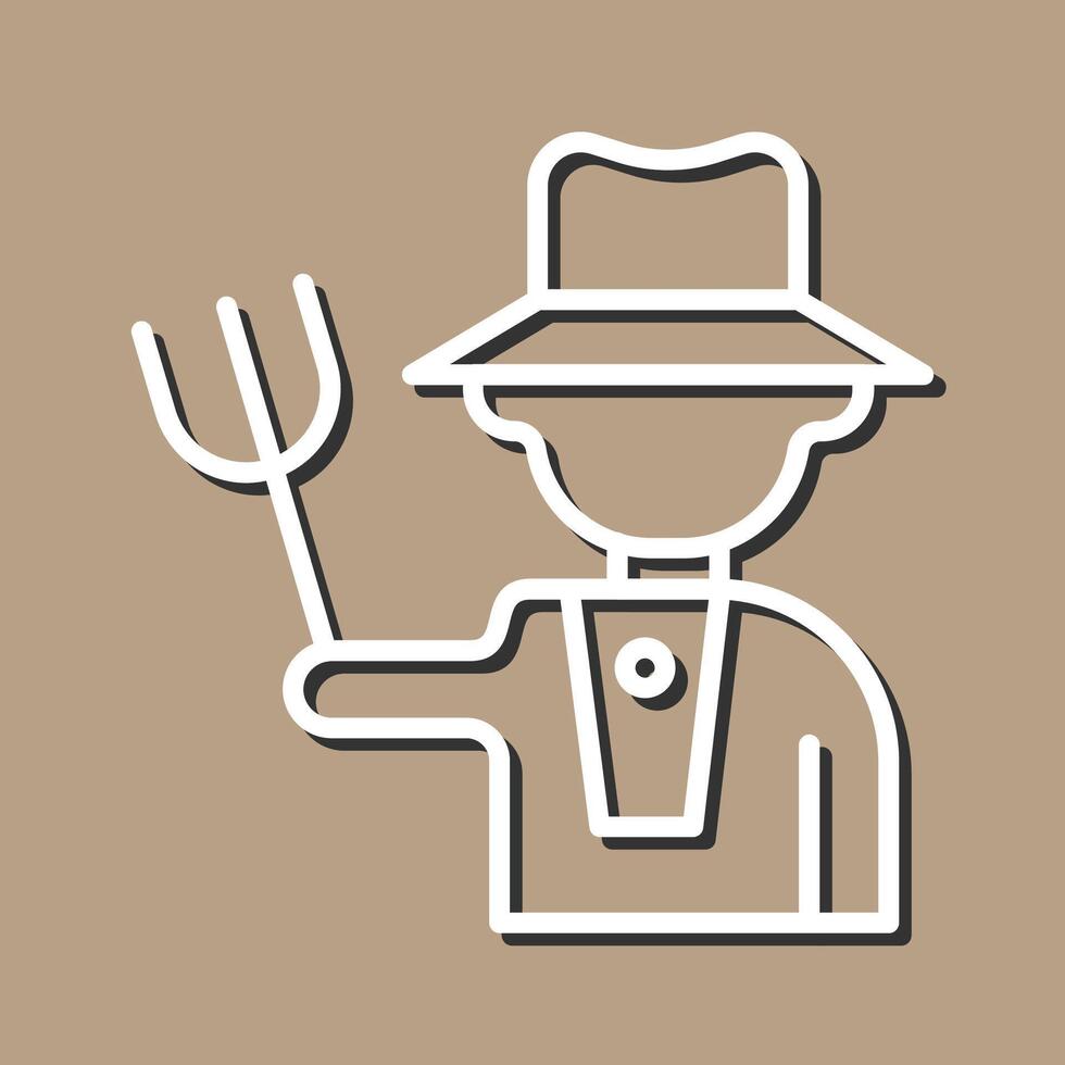Farmer Vector Icon