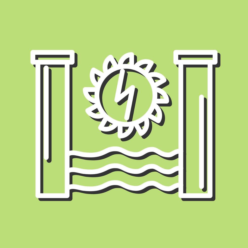 Hydro Power Vector Icon