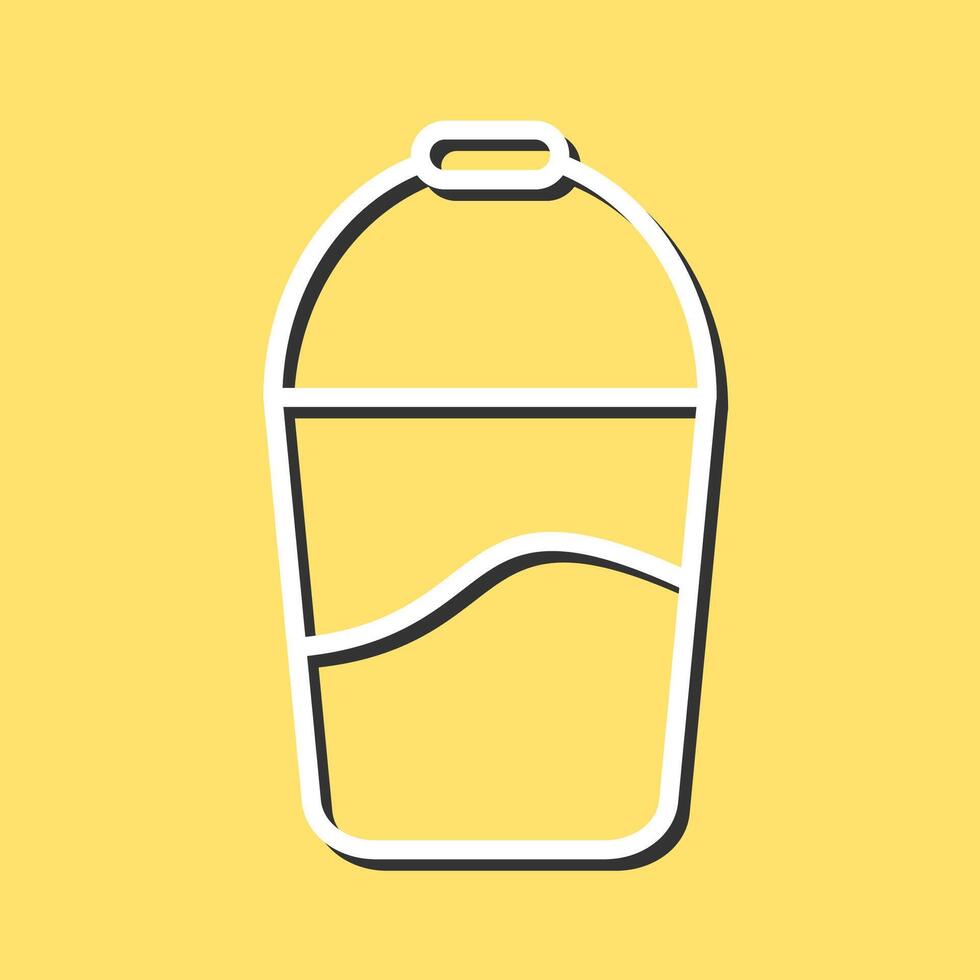 Water Bucket Vector Icon