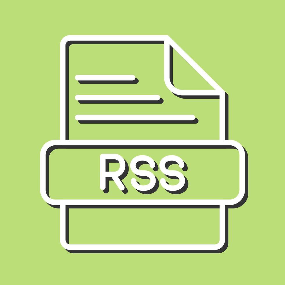 icono de vector de rss