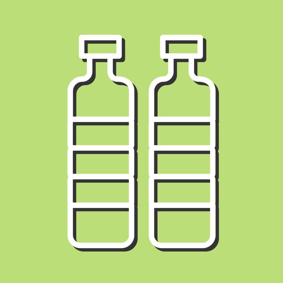 Bottle in Water Vector Icon