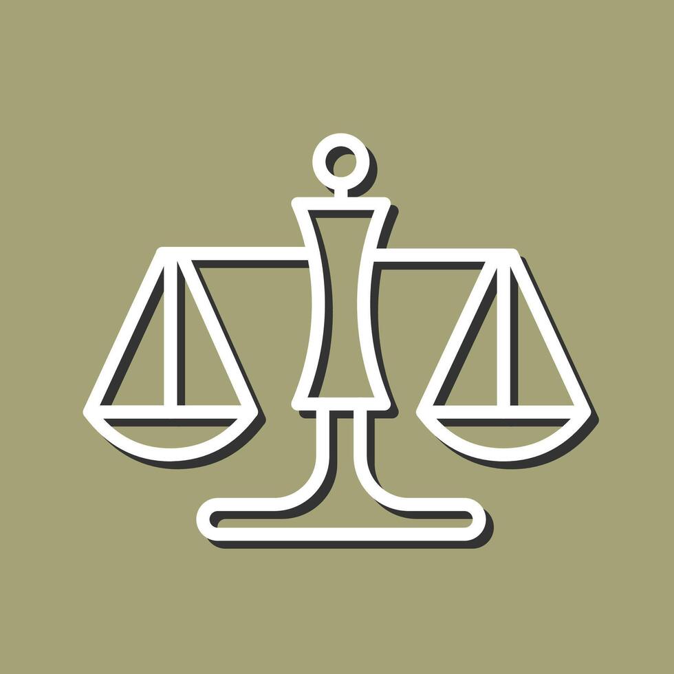 Justice Scale Vector Icon
