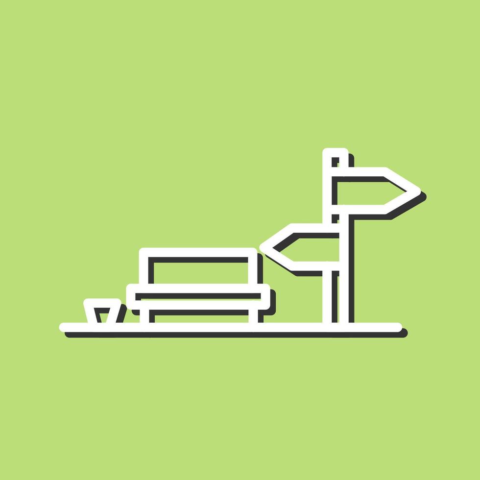 Street Sign Vector Icon