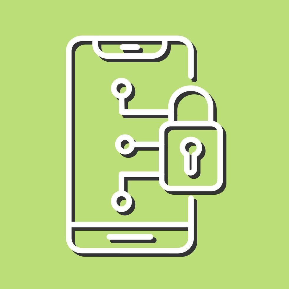 Secure Device Vector Icon