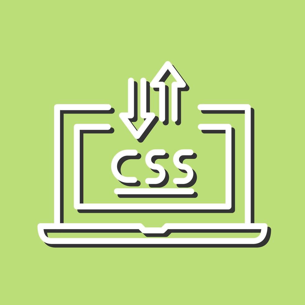 CSS Laptop Vector Icon 41349284 Vector Art at Vecteezy