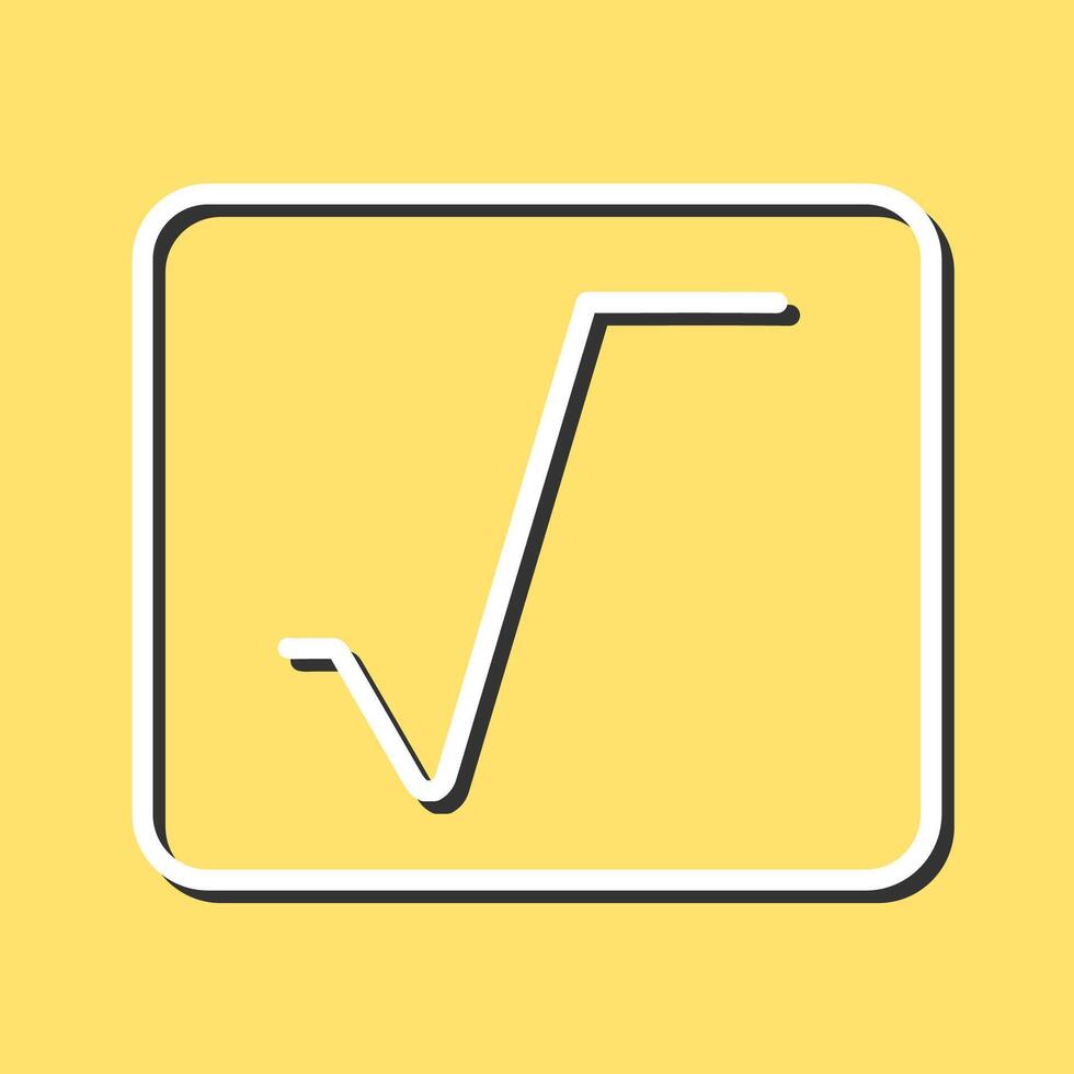 Square Root Vector Icon