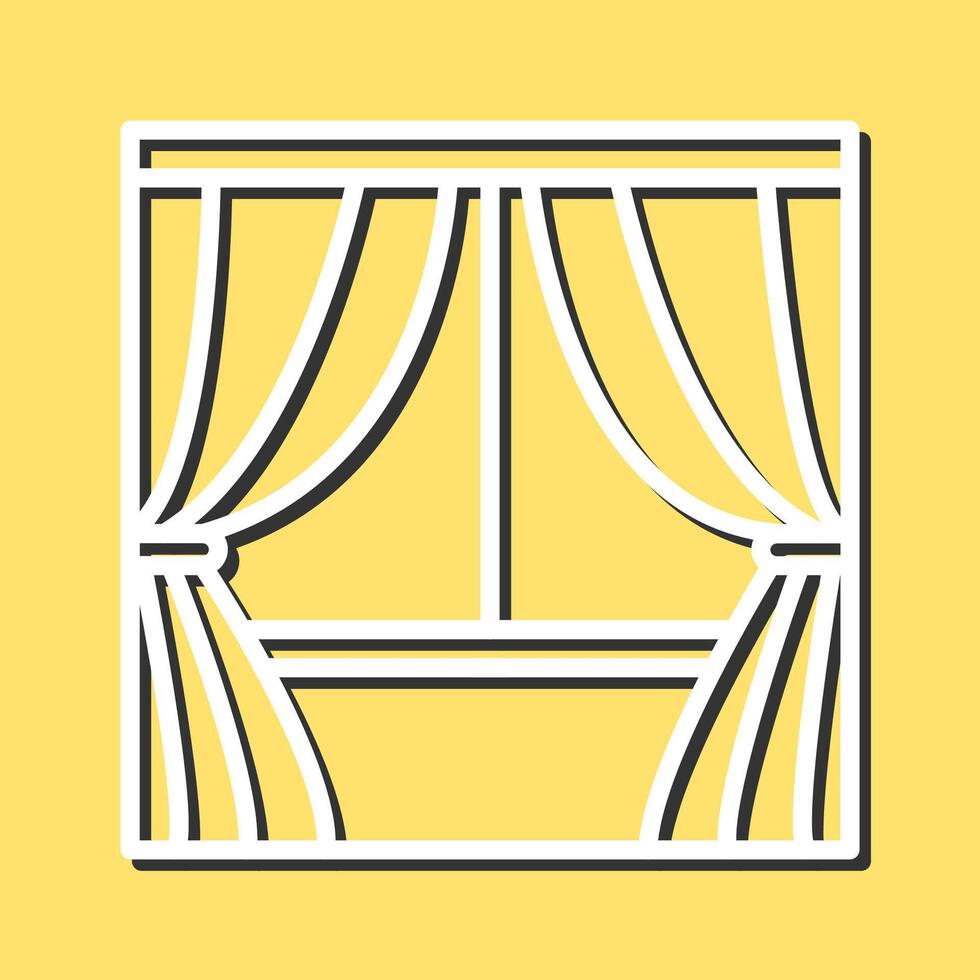 Curtains Vector Icon