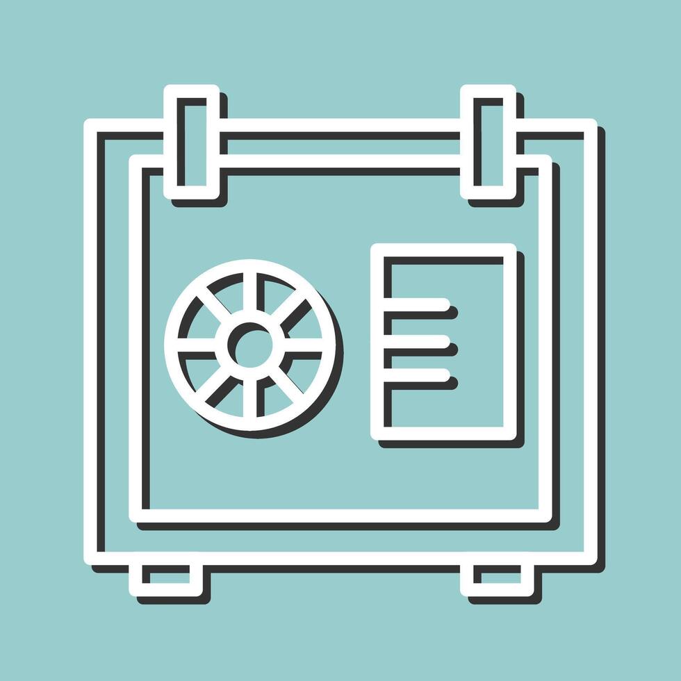 Safe Box Vector Icon