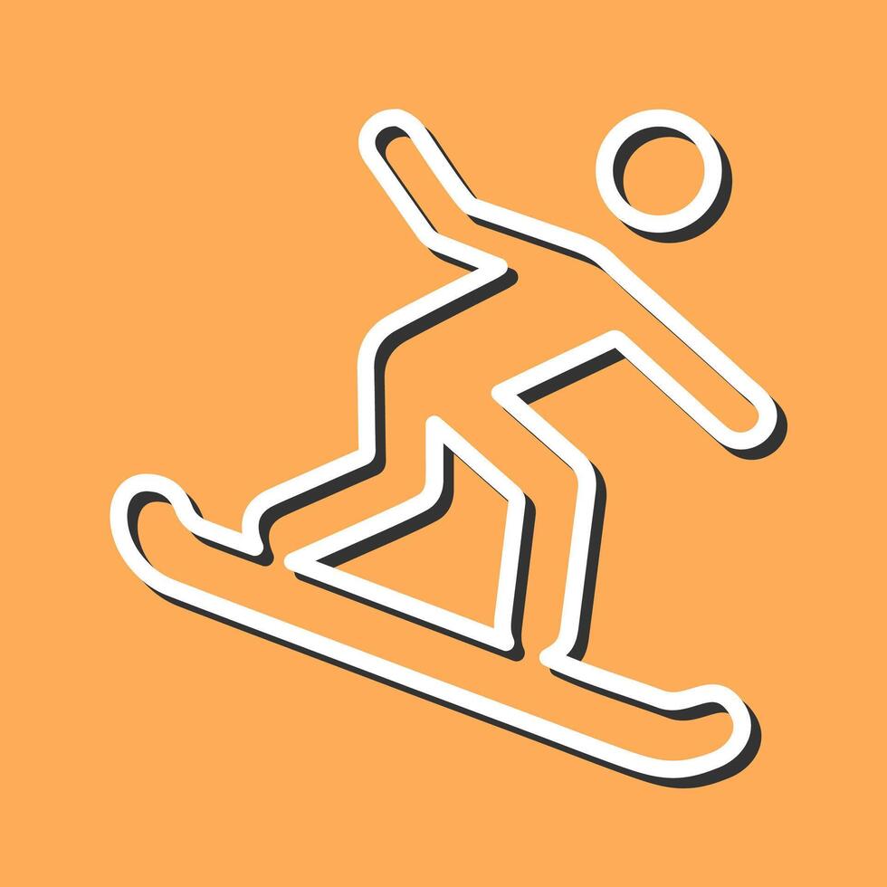 Snowboard Vector Icon