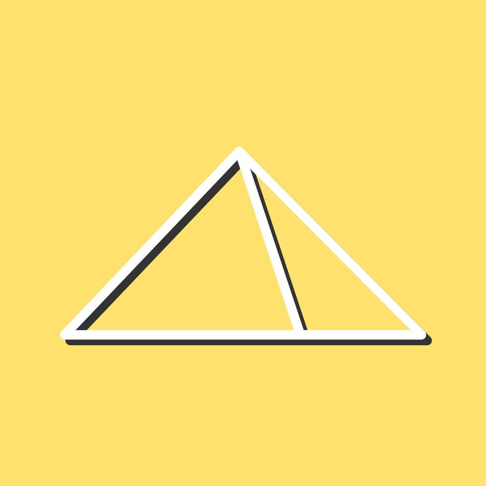 Pyramid Vector Icon
