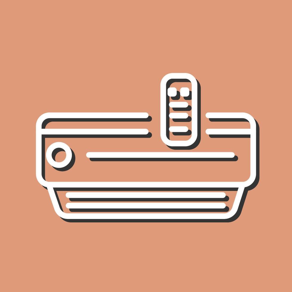 Mobile Air Conditioner Vector Icon