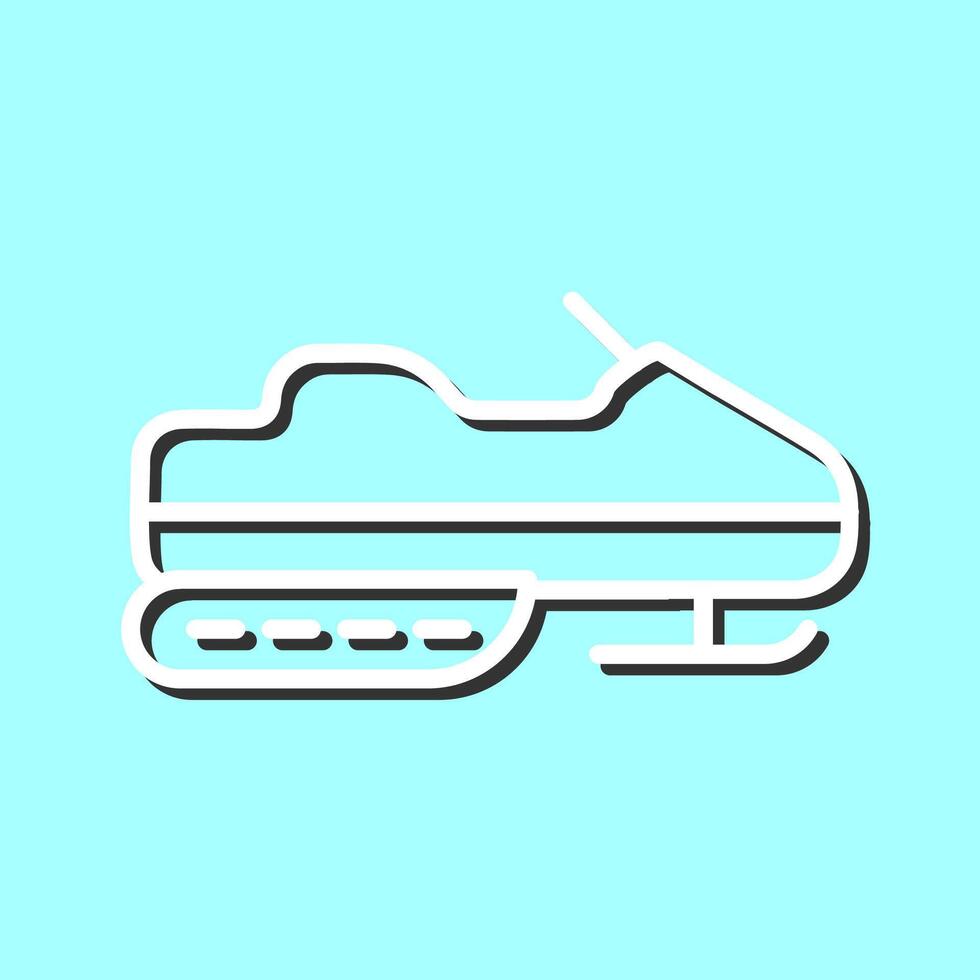 Snowmobile Vector Icon