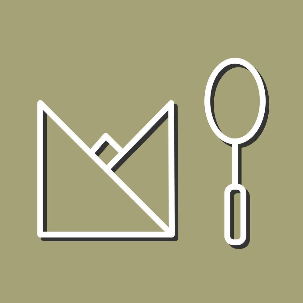 Spoon and Napkin Vector Icon