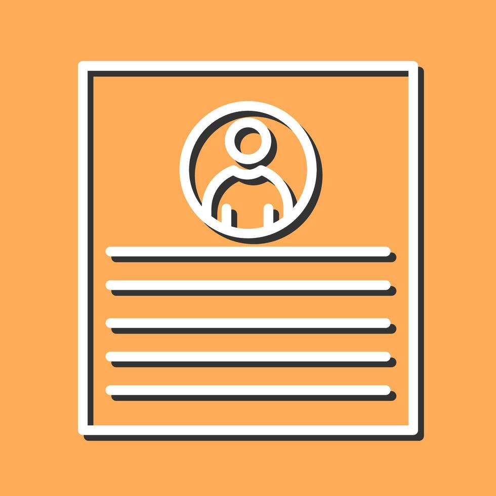 Client Profile Vector Icon