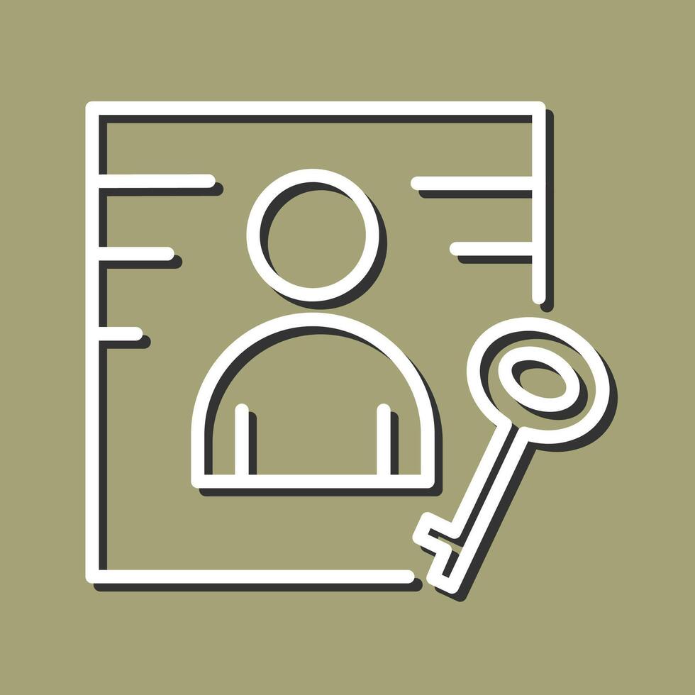 Business Key Vector Icon