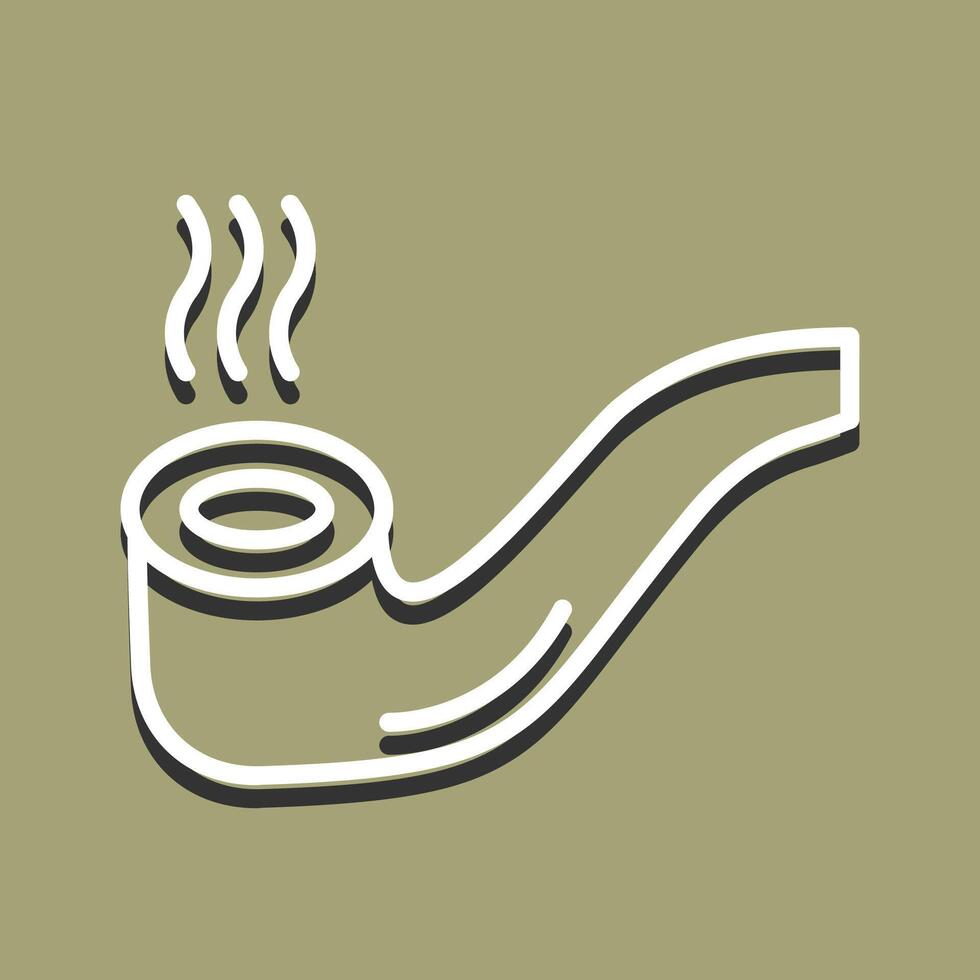 Cigar Pipe Vector Icon