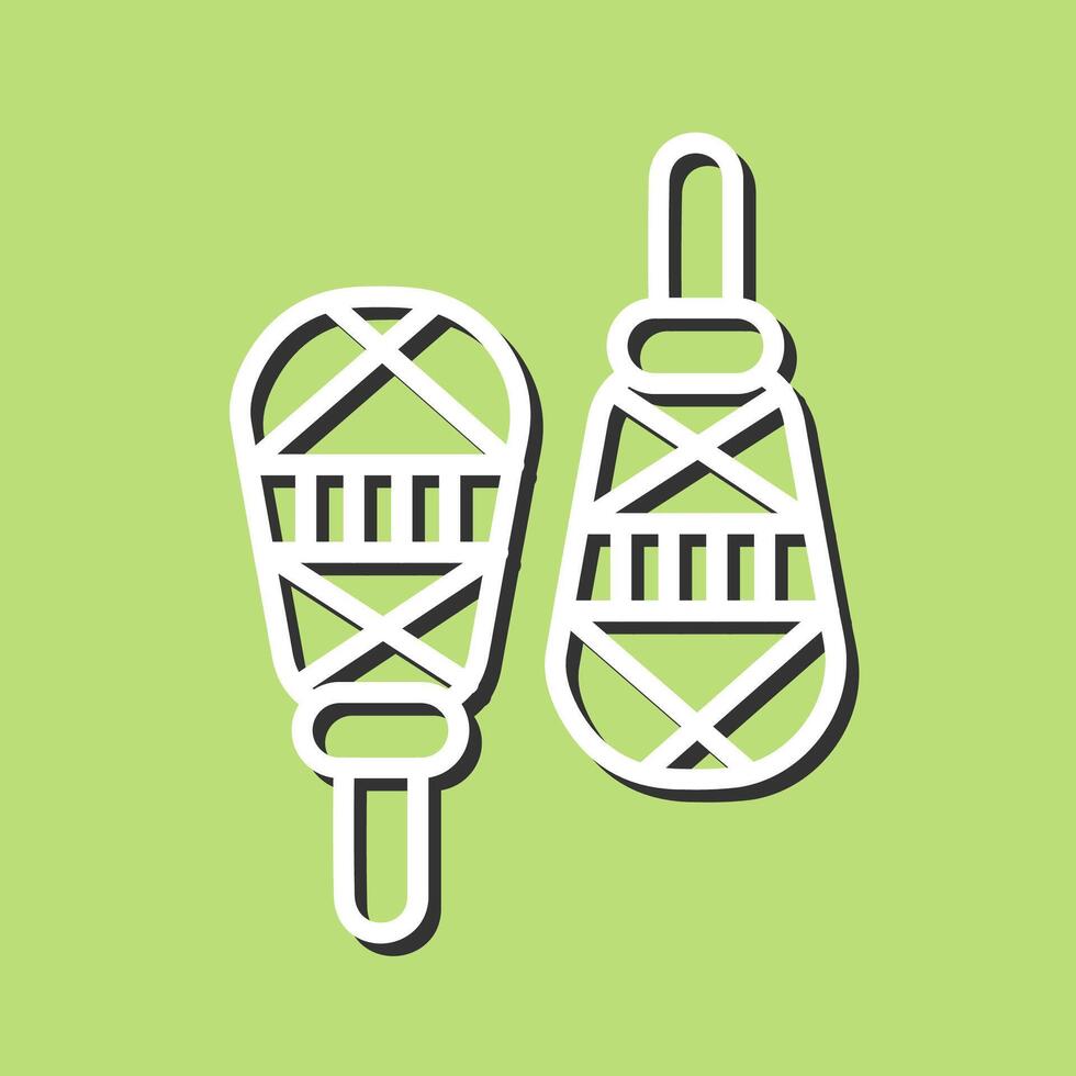 Snowshoes Vector Icon