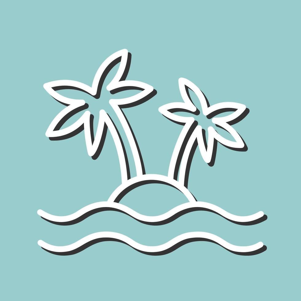 Island Vector Icon
