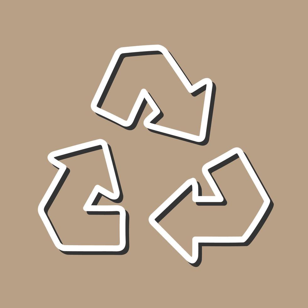 Recycle Arrow Vector Icon