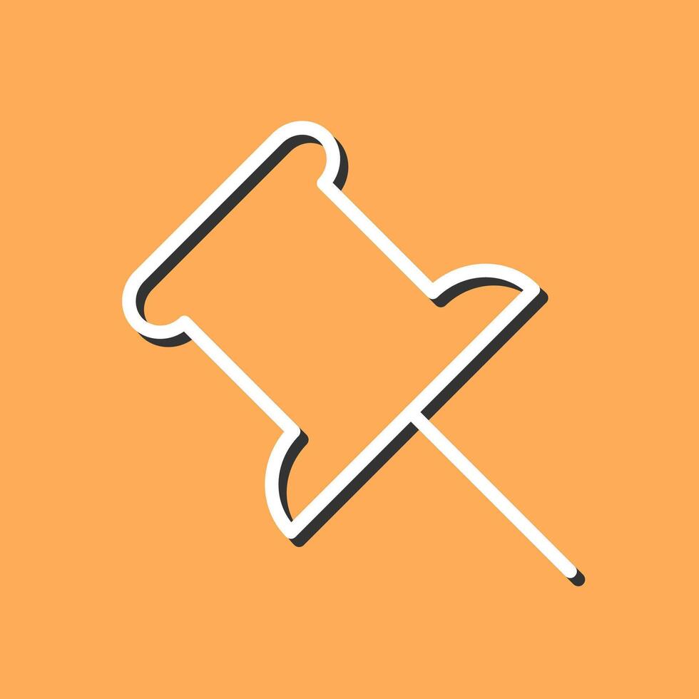 Push Pin Vector Icon