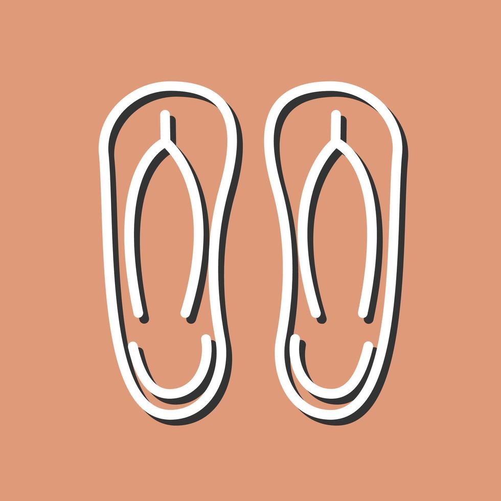 Slippers Vector Icon