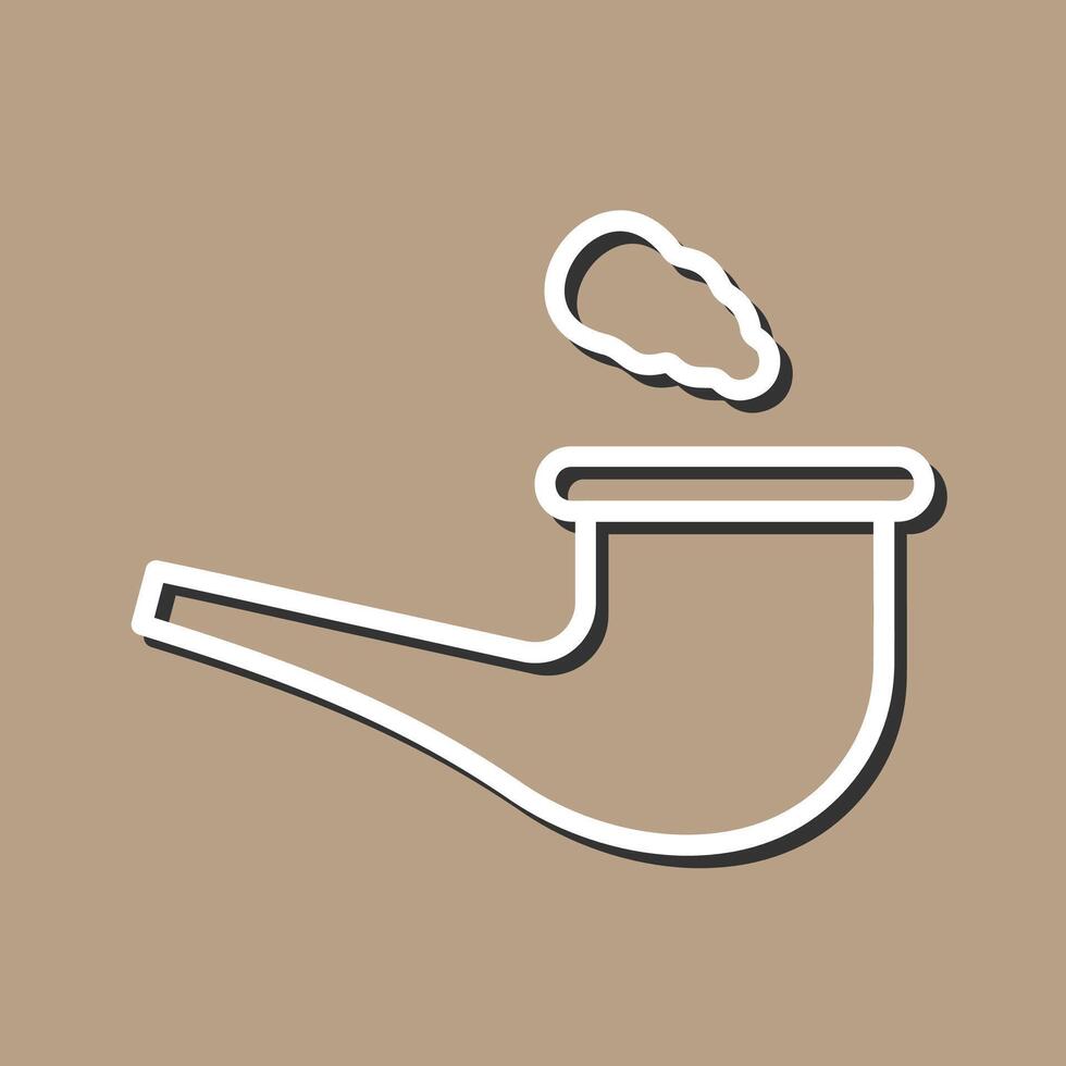 Smoke Pipe Vector Icon