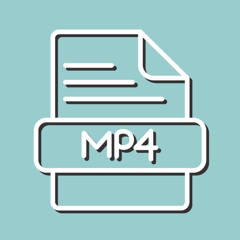 MP4 Vector Icon
