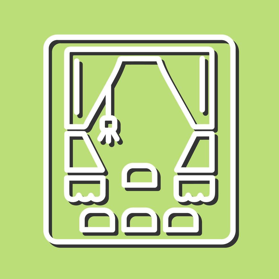 Curtain Vector Icon